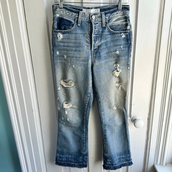 AYR Jeans The Styx Crop Straight Leg Jeans in Wolfpack - Picture 3 of 12